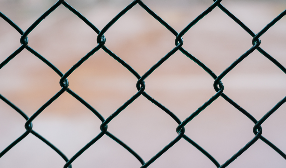 Chain link fencing in Buffalo Grove, Illinois